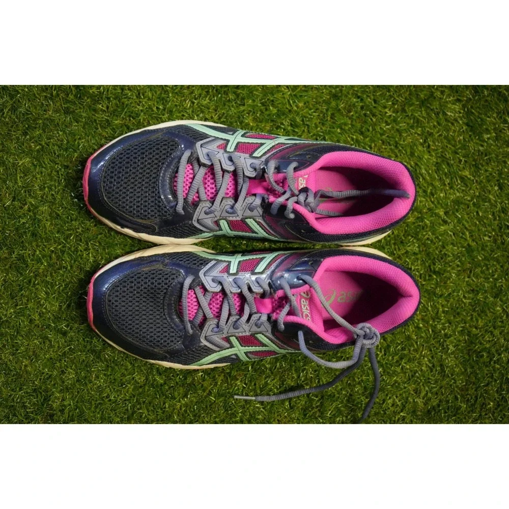 Asics Gel-Contend 3 T5G5N Womens 9.5 Shoes Multicolor‎ Lace Up Running Sneakers - Picture 3 of 5
